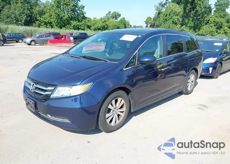 2014 Honda Odyssey Ex-L из США, поврежденный, VIN 5FNRL5H68EB082413